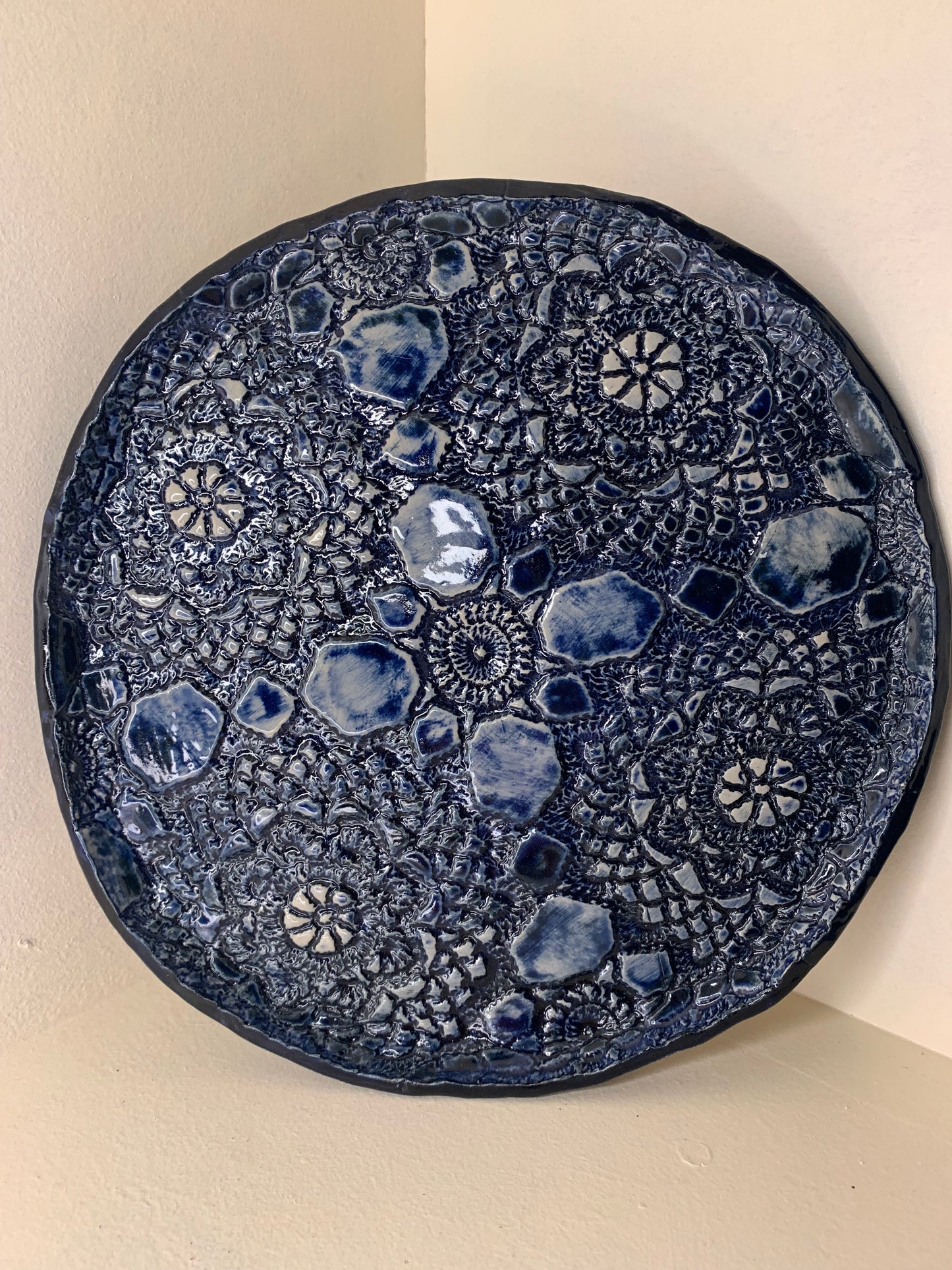 Petit Plat rond - Collection Dentelle