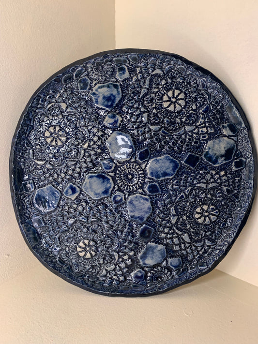 Petit Plat rond - Collection Dentelle