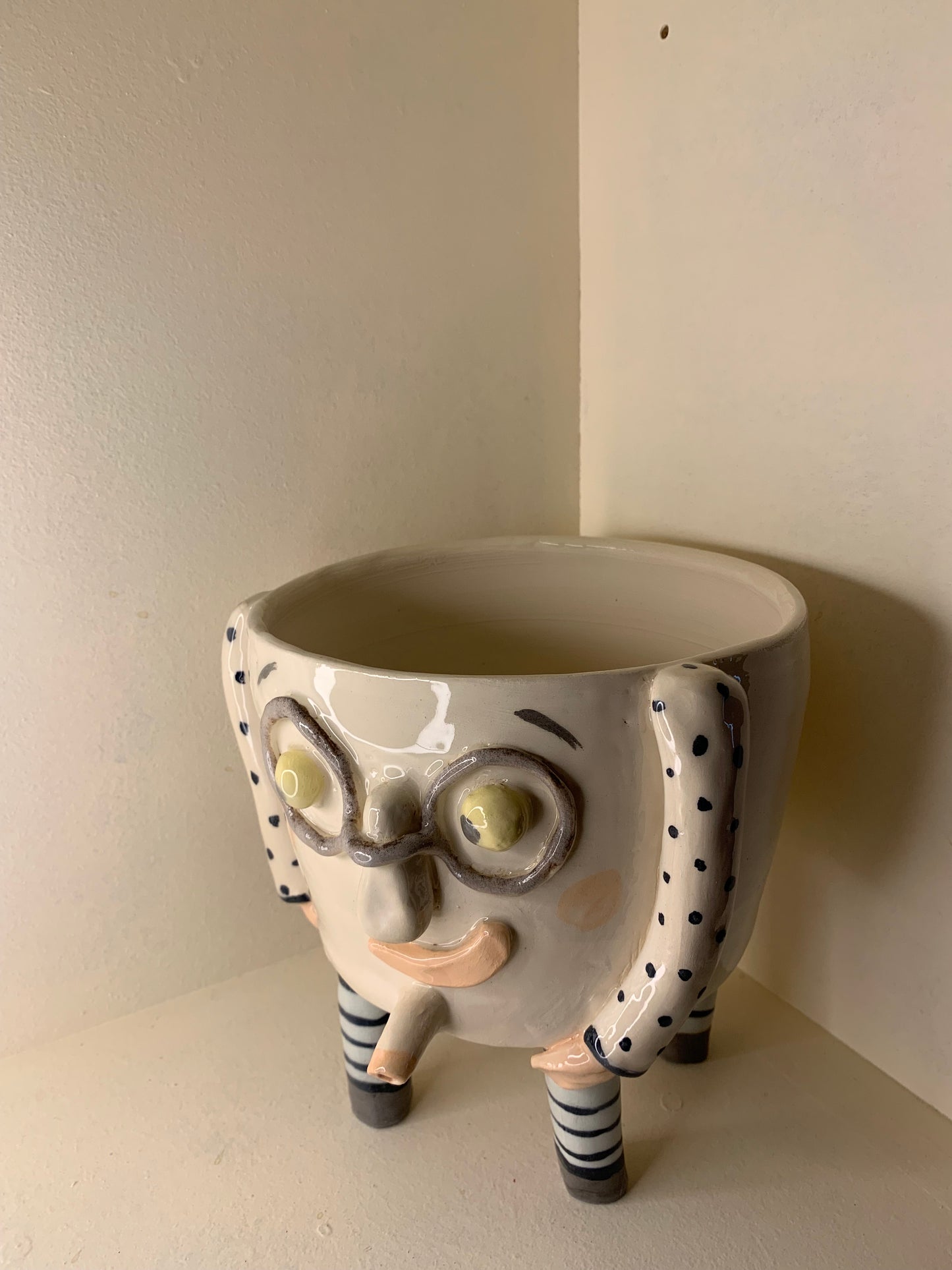 Pot de fleurs "pipi"